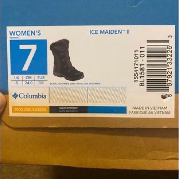 Columbia Women’s Boots - BRAND NEW IN BOX - Picture 4 of 4